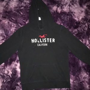 Deep navy blue Hollister hoodie!